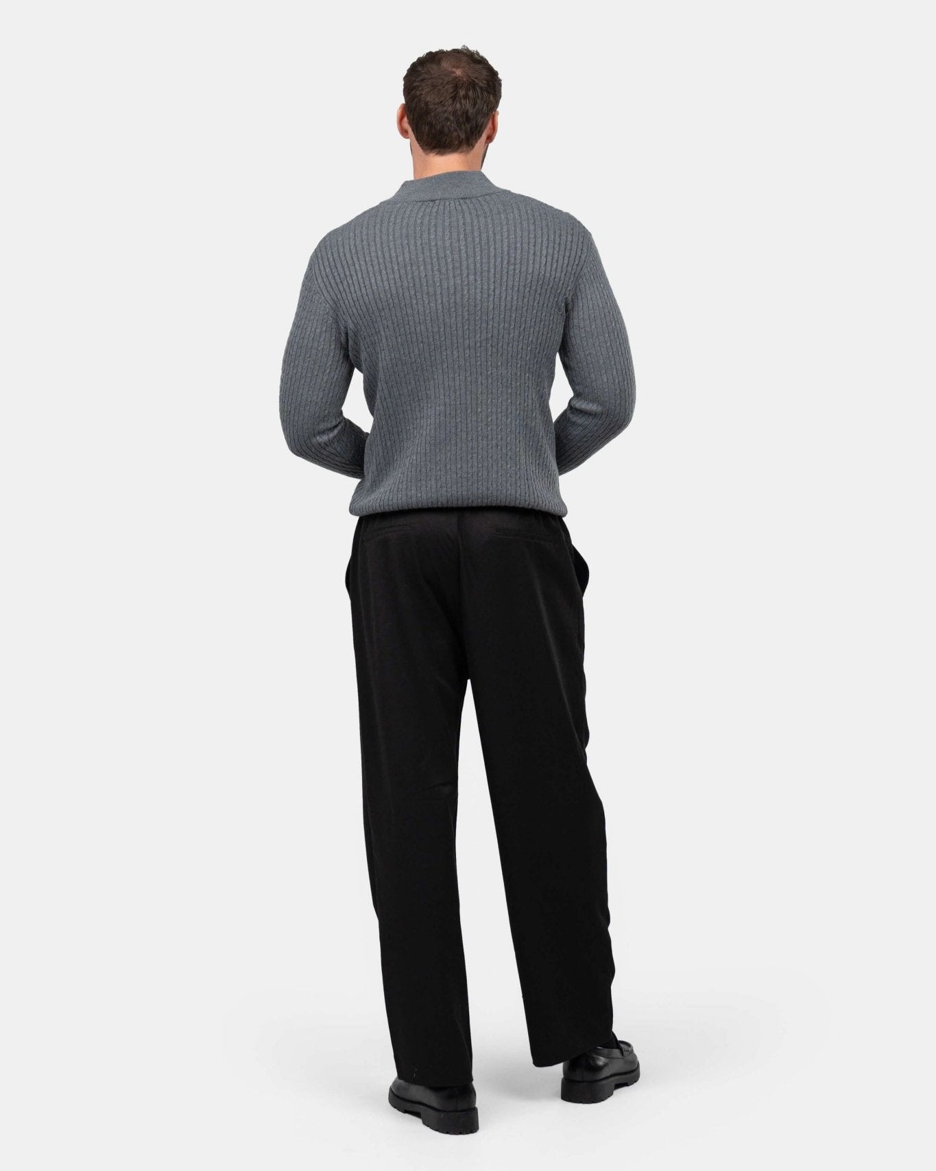 Half Zip Strik Grå | Skagen - clothing.dk